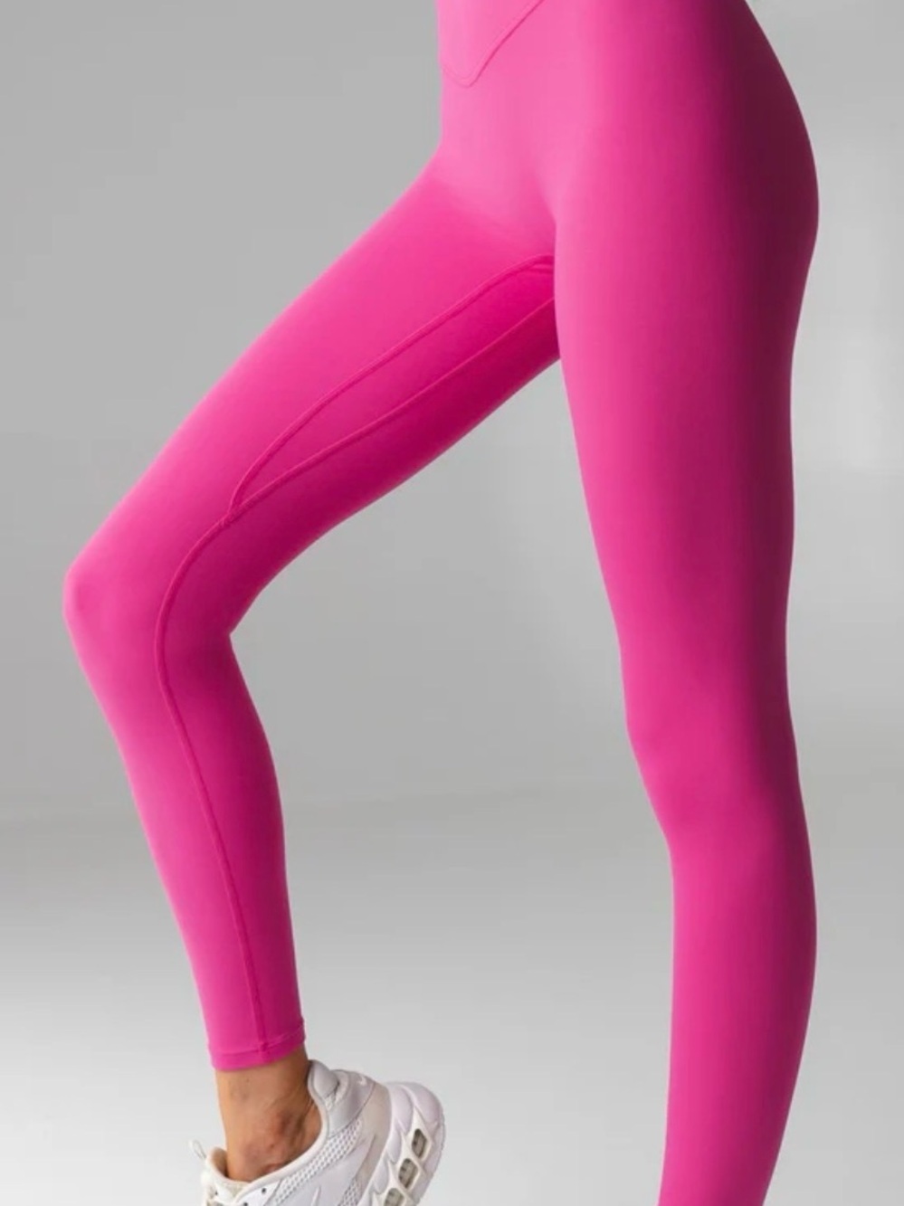 Balance Athletica Hot Pink Sculpting Seam Leggings
